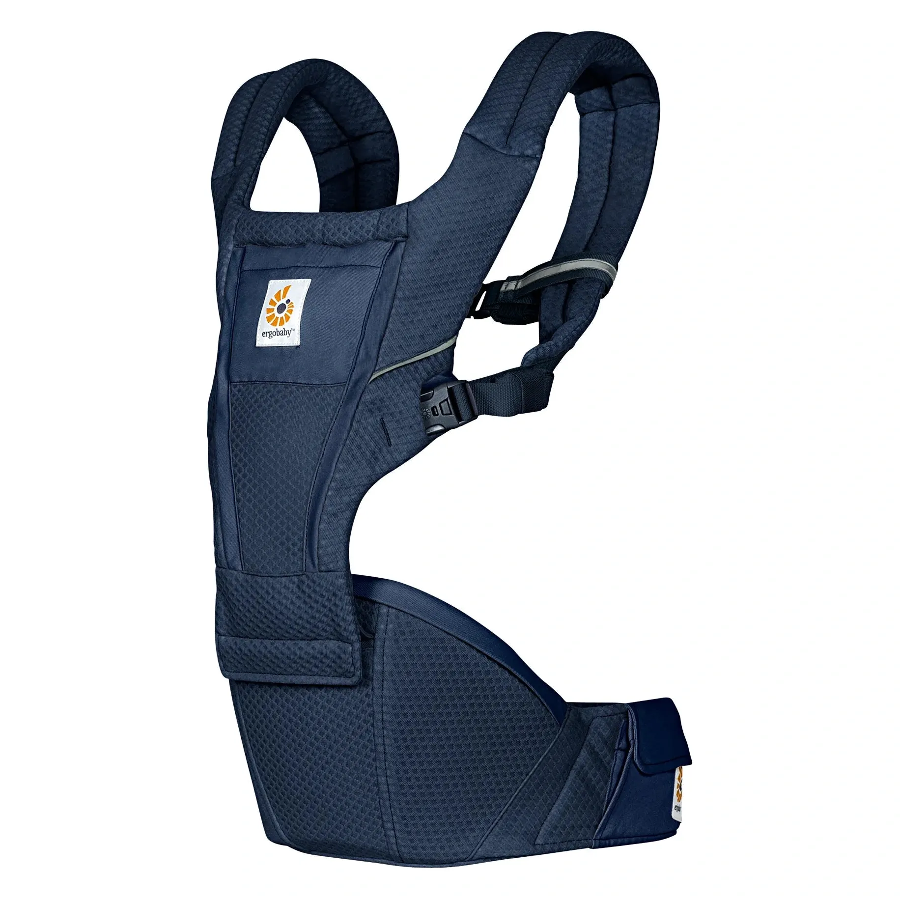 Хипсит Ergobaby Alta цвета Midnight Blue, вид спереди