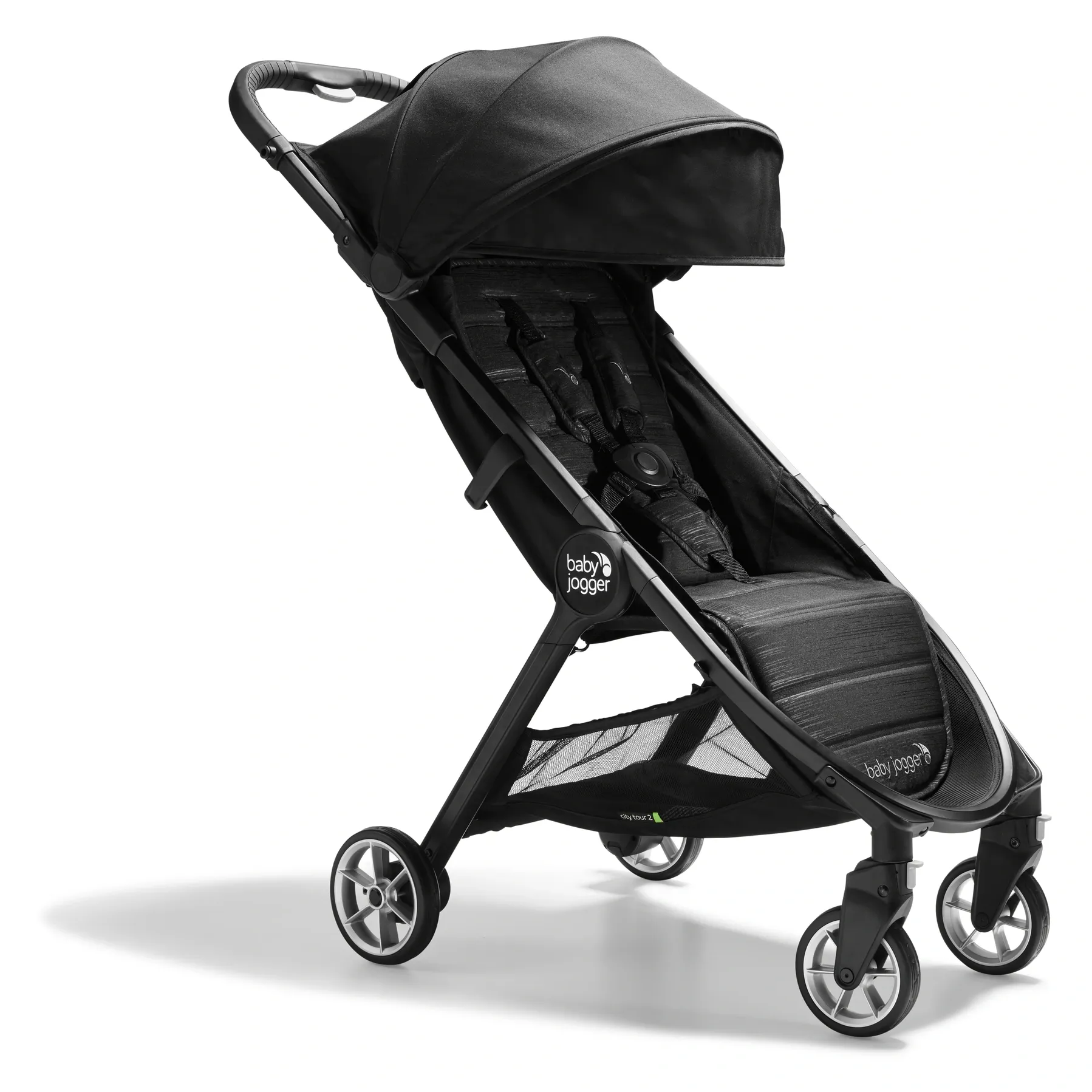 Коляска Baby Jogger City Tour 2 цвета Pitch Black, вид сбоку