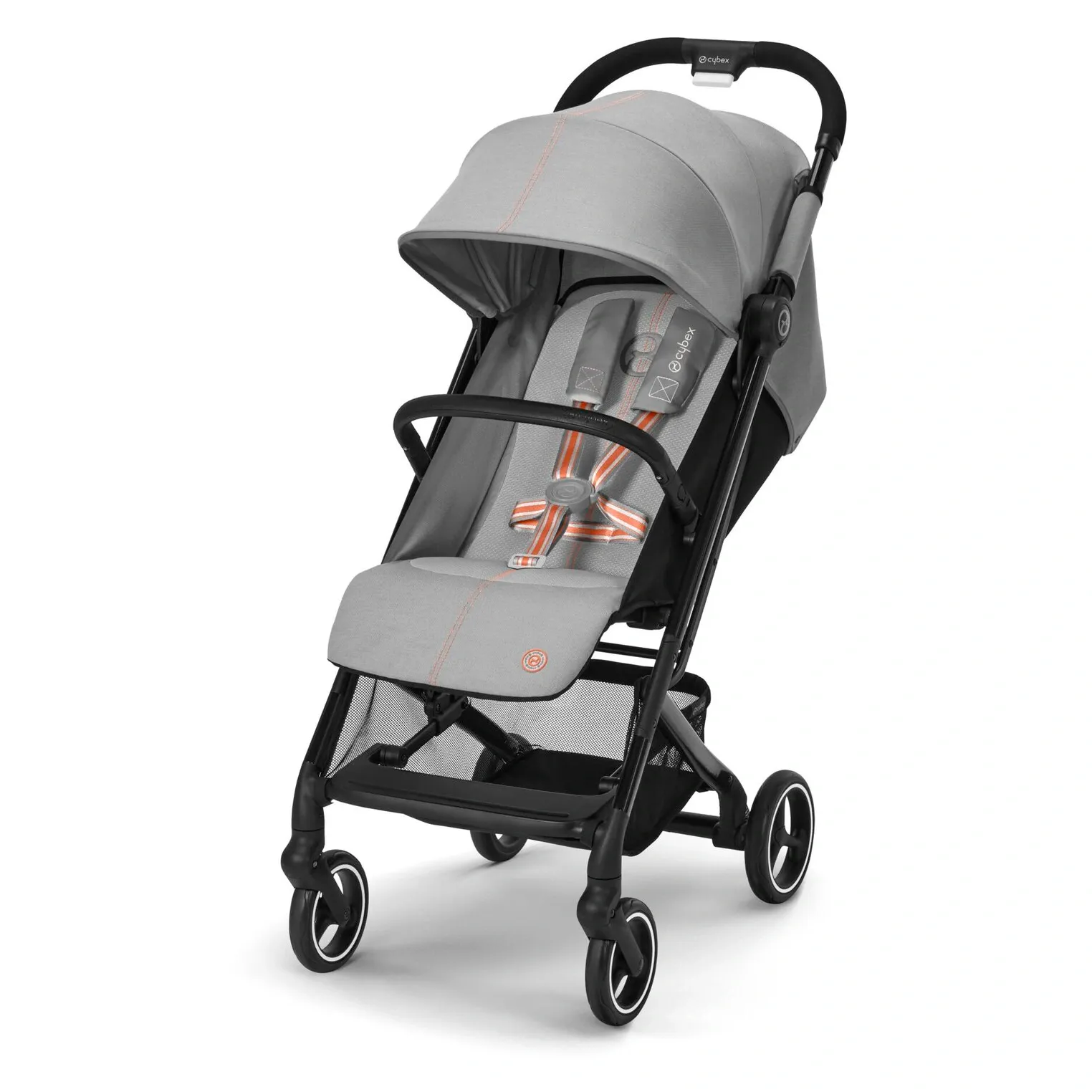 Cybex Beezy светло-серого цвета на чёрном шасси