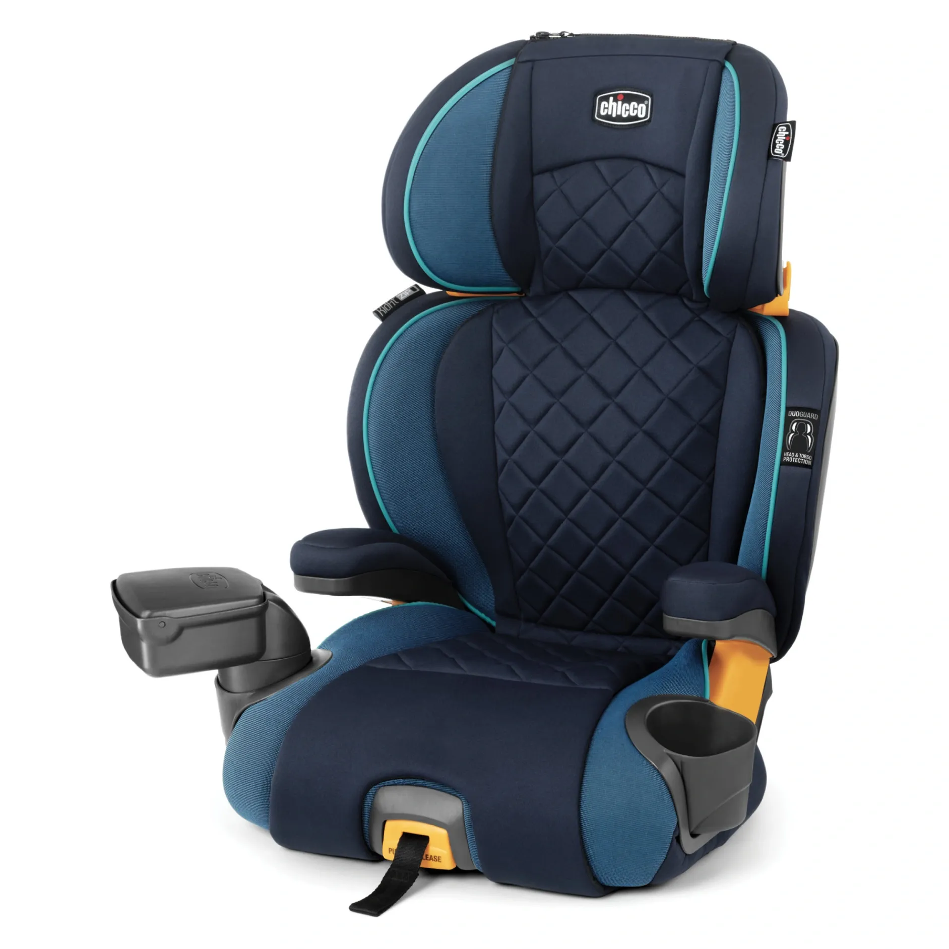 Автокресло-бустер Chicco KidFit Zip Plus 2-в-1 цвета Seascape