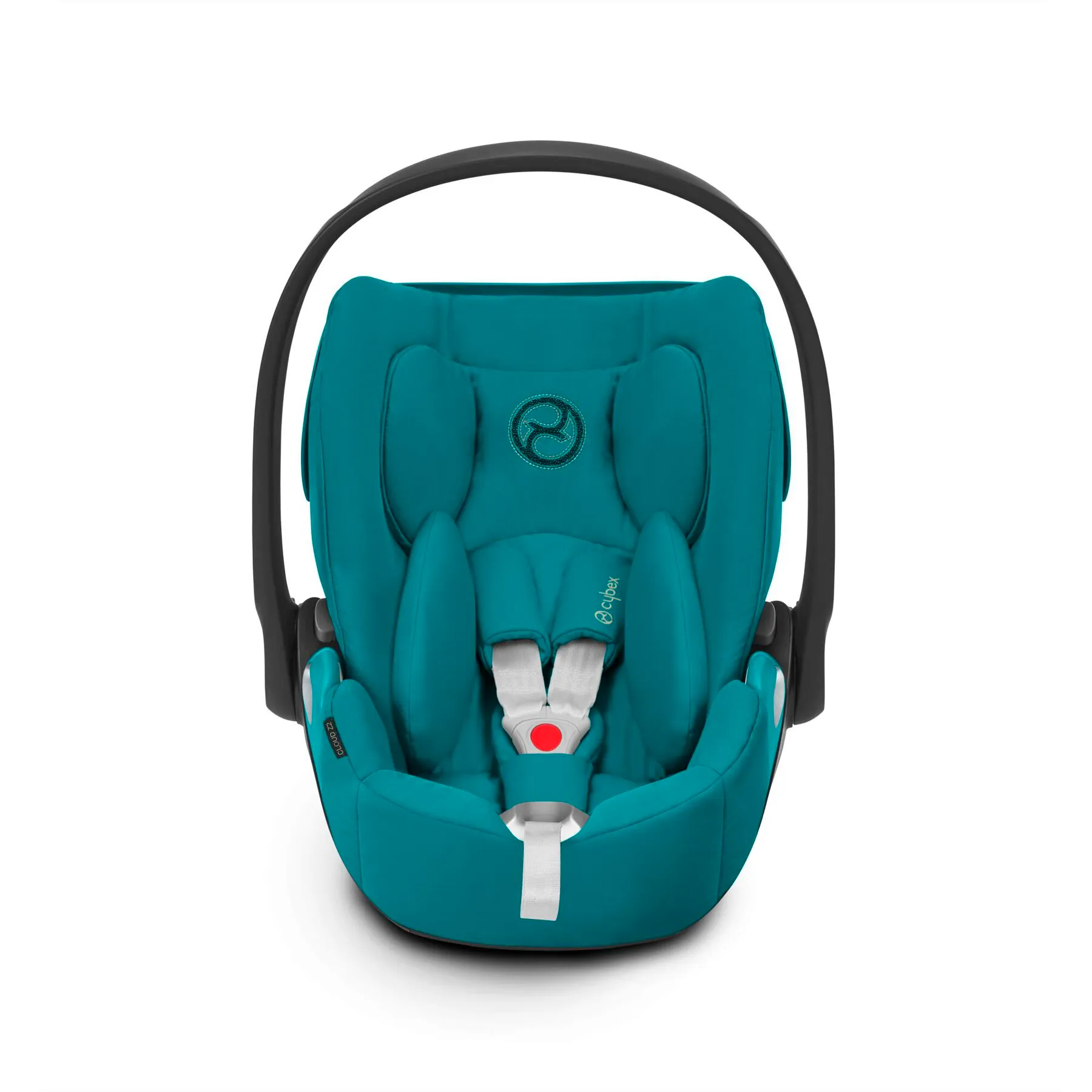 Автолюлька Cybex Cloud Z2 i-Size бирюзового цвета River Blue, вид спереди