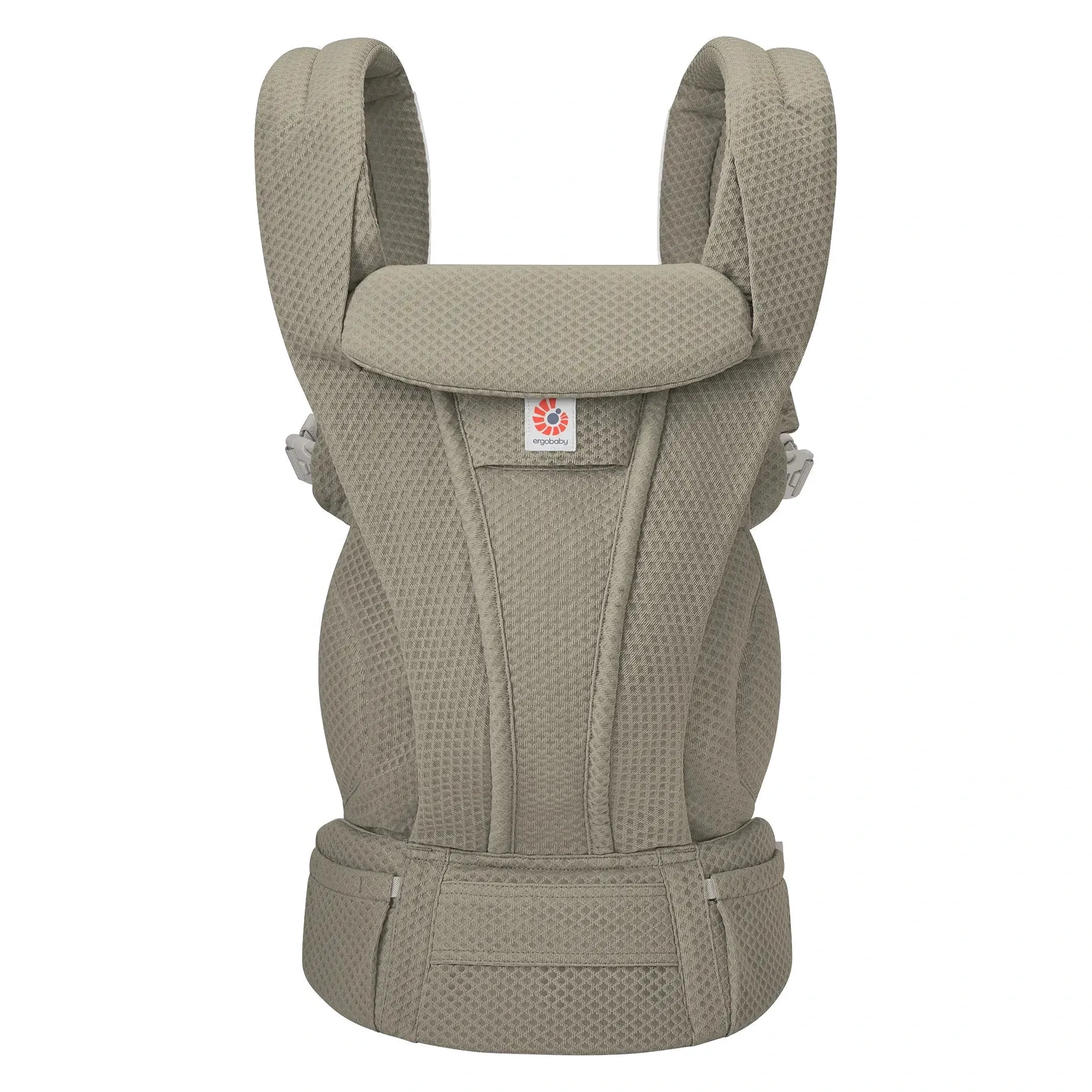 Переноска Ergobaby Omni Deluxe Mesh цвета Soft Olive, вид спереди