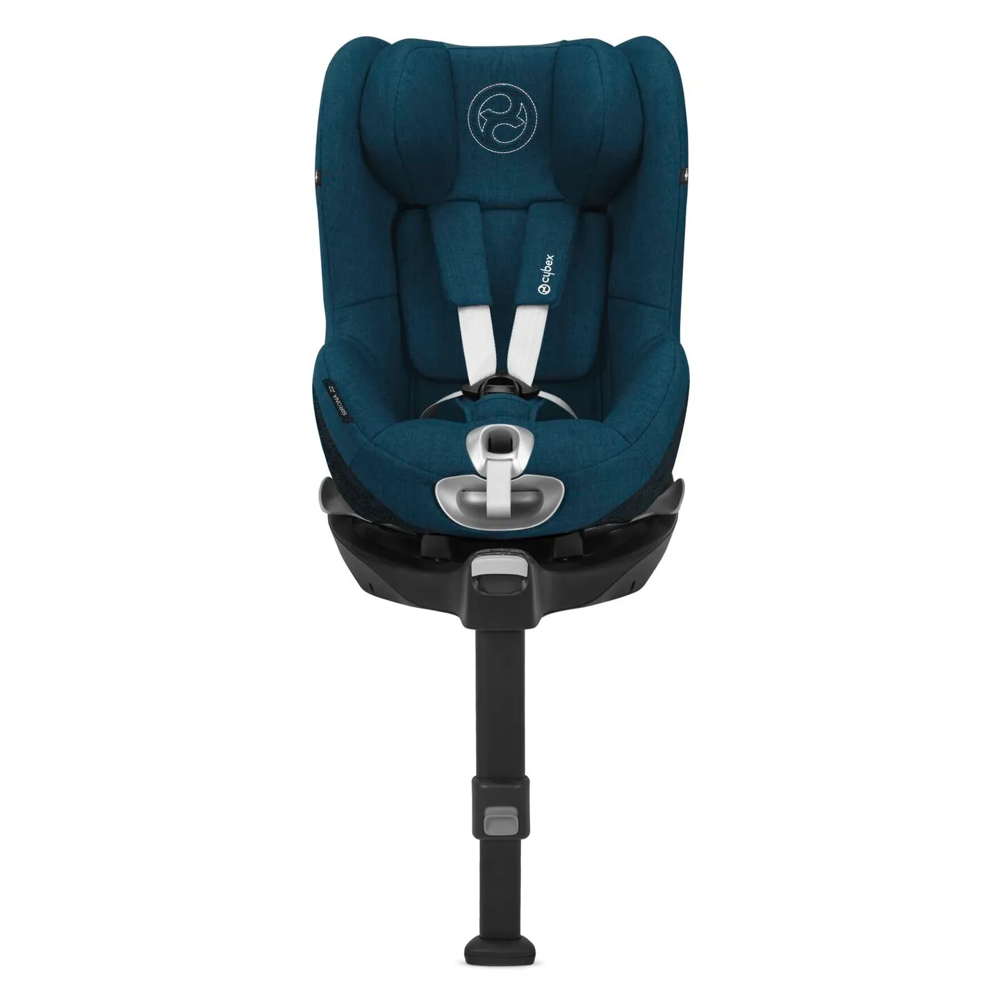 Автокресло Cybex Sirona Z2 i-Size Plus сине-зелёного меланжевого цвета на базе