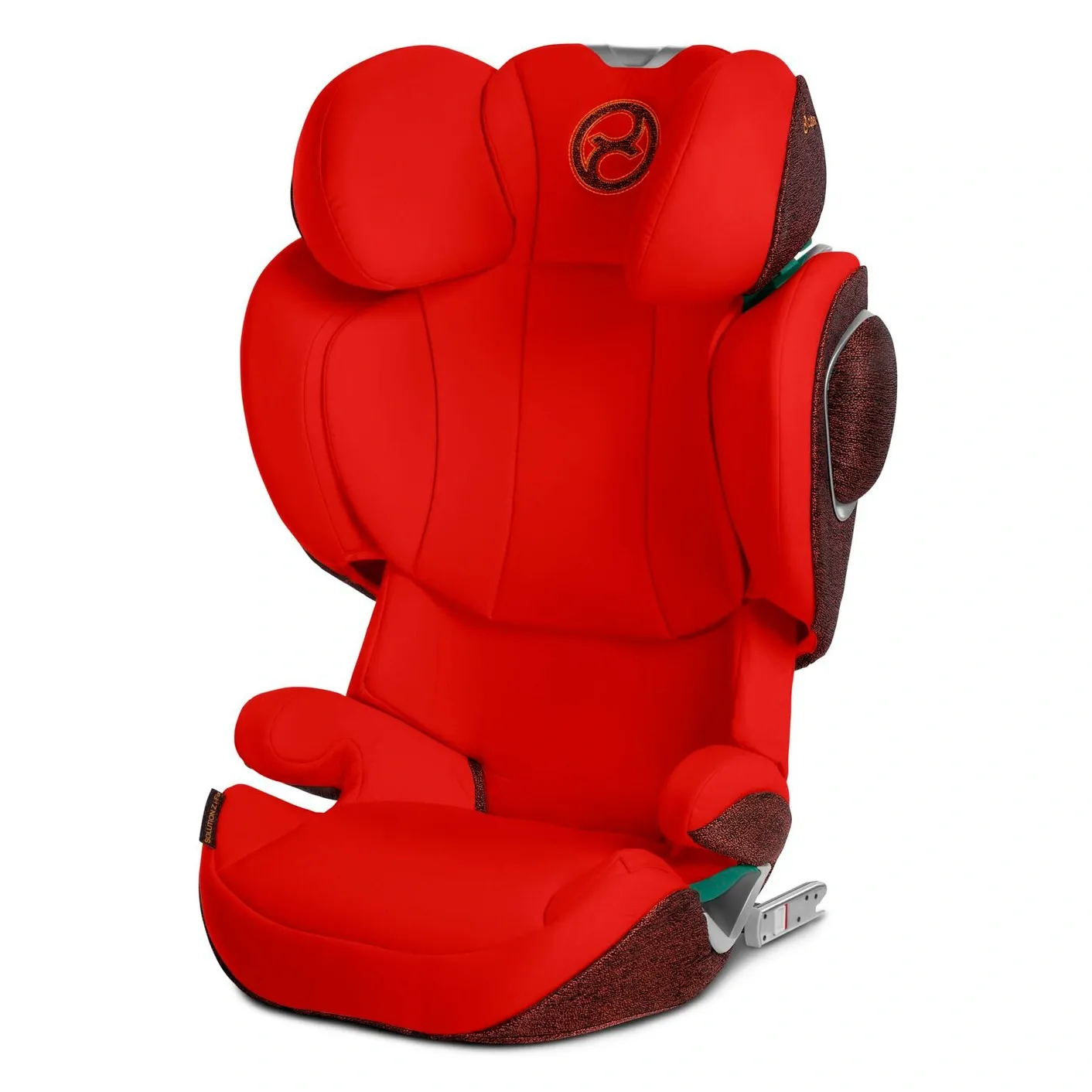 Бустер Cybex Solution Z i-Fix красного цвета с выдвинутым креплением i-Fix