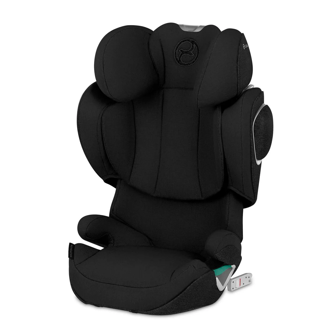 Бустер Cybex Solution Z i-Fix Plus чёрного цвета, увеличенные боковые крылья